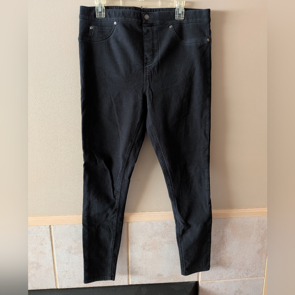 Adventuridge, Black Fleece Lined Jeggings, Size L